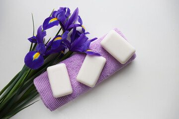soap and iris