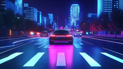 Autonomous cars sensor systems for safety of driverless cars, future adaptive cruise control that senses nearby vehicles and pedestrians, smart transportation technology