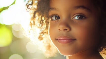 Fototapeta premium Youthful glow captured in soft natural light. woman, beauty, boy, smile, people, baby, person, childhood, kid, hair, close-up, youth, lips, looking, eye, closeup, expression, smiling, happiness, kids,
