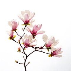Obraz premium A beautiful green bush tree isolated on a white background