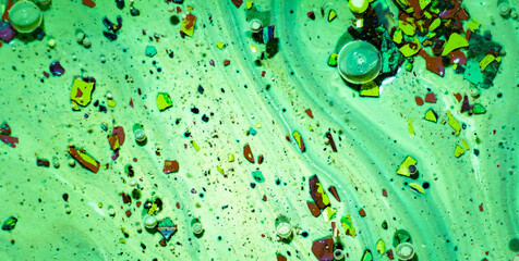 A Beautifully Painted Pattern with Gold and Colorful Texture