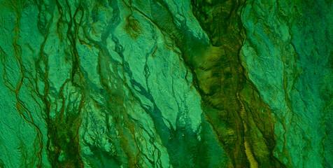 A Beautifully Painted Pattern with Gold and Colorful Texture