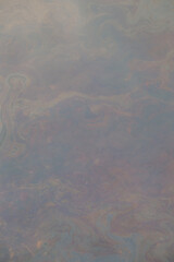 motor oil marbling in water