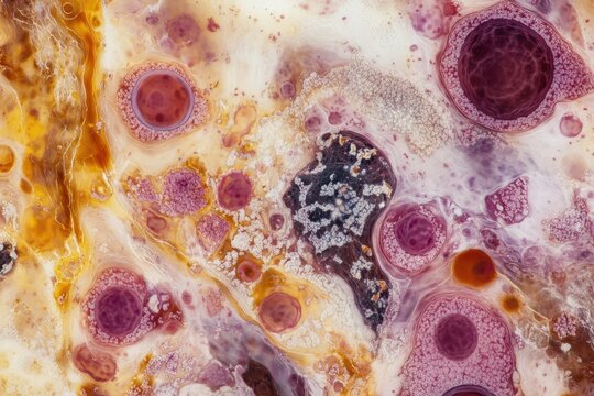 Genetic hemolytic anemia smear displays hypochromia anisopoikilocytosis target and tear drop cells schistocytes and spherocytes