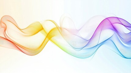 Abstract colorful wave background