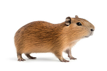 Capybara isolated on white background