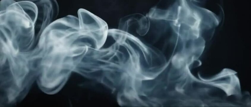 white Smoke on dark background