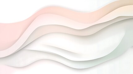 Obraz premium Abstract Pastel Wave Background Design
