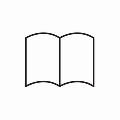 book reading education icon vector sign