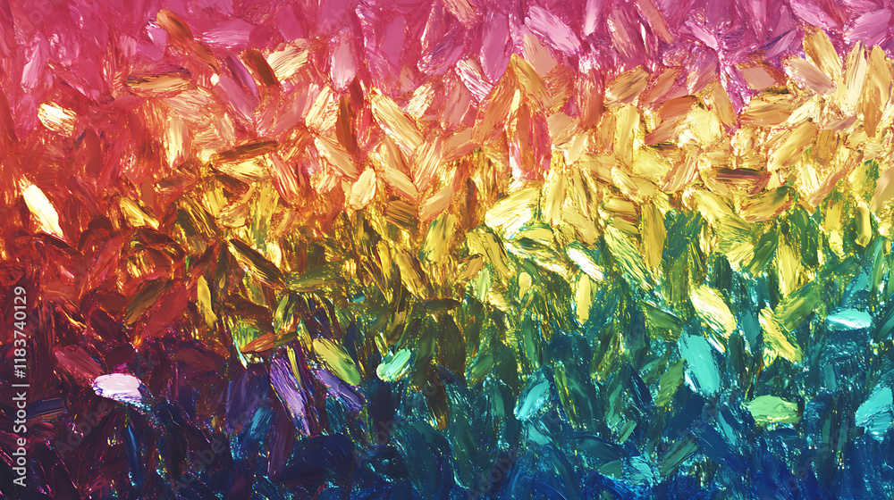 Poster holographic foil texture with a spectrum of colors
