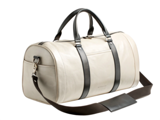 Design a stylish, modern barrel bag advertisement