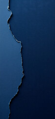 Dark blue torn paper with dramatic texture