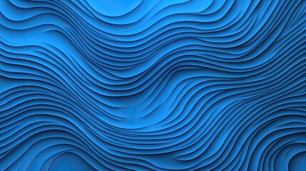 Abstract Blue Wave Pattern Background
