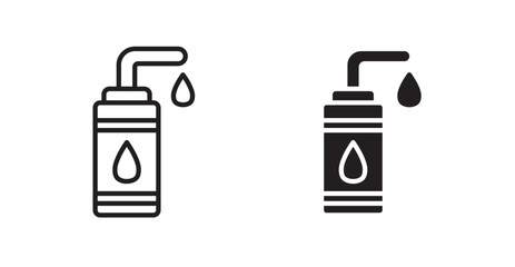 Face cleanser icon set vector graphics designs