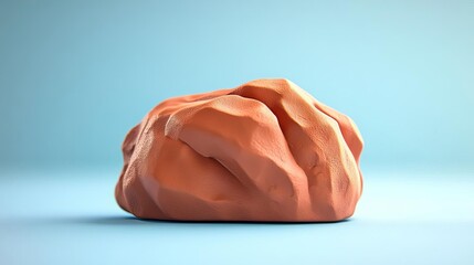 Abstract Clay Sculpture Form