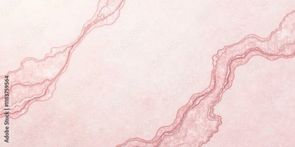 Poster blush pink abstract texture with organic flowing lines for design