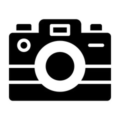Camera Glyph Icon Design