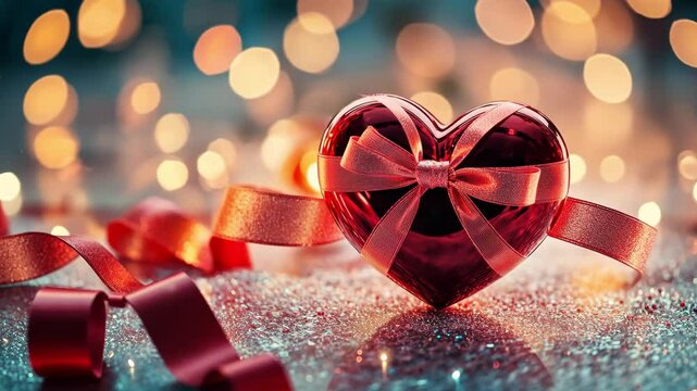 Love background with bow tie