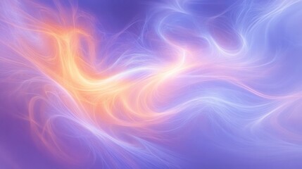 Obraz premium Abstract Pastel Swirls: A Dreamlike Digital Artwork