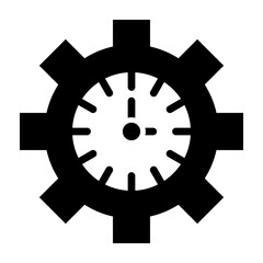 Management Glyph Icon Design