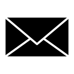 Email Glyph Icon Design