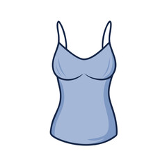 camisole vector icon, clothing vector illustration - simple illustration of camisole perfect for logos, and clothing-themed designs.