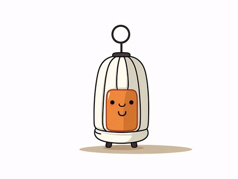 recommend clip art: Cute Cartoon Heater, Cozy Room, Winter Warmth, Home Decor.