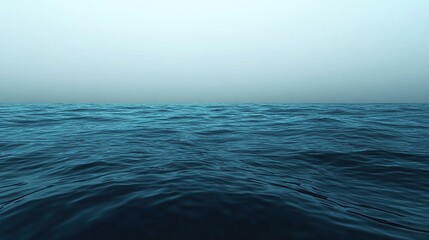 Fototapeta premium **A deep ocean trench gradient fading from shadowy navy blue
