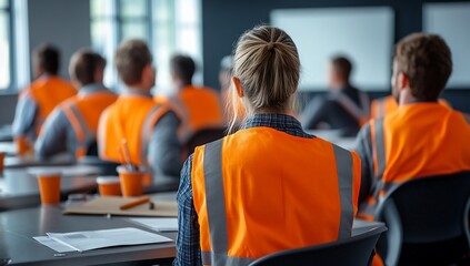 Construction Workers in Training Session