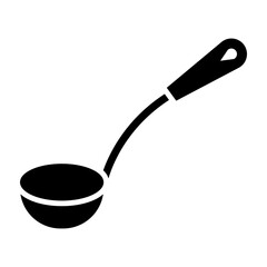 Ladle Glyph Icon Design