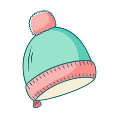 beanies vector icon, accessories vector illustration - simple illustration of beanies perfect for logos, and accessories-themed designs.
