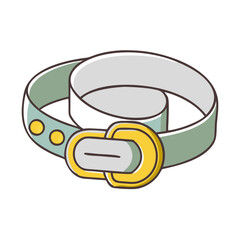 belts vector icon, accessories vector illustration - simple illustration of belts perfect for logos, and accessories-themed designs.