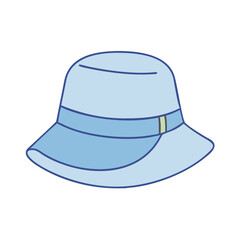 bucket hats vector icon, accessories vector illustration - simple illustration of bucket hats perfect for logos, and accessories-themed designs.
