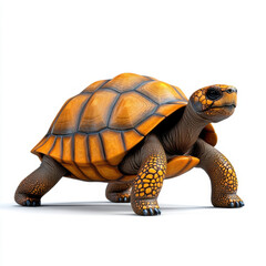 Obraz premium Majestic Giant Tortoise: A 3D Render of Nature's Wonder.