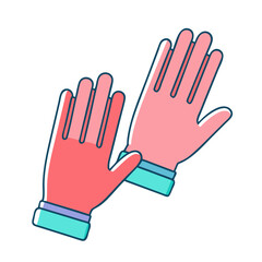 driving gloves vector icon, accessories vector illustration - simple illustration of driving gloves perfect for logos, and accessories-themed designs.