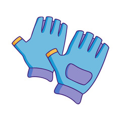 fingerless gloves vector icon, accessories vector illustration - simple illustration of fingerless gloves perfect for logos, and accessories-themed designs.