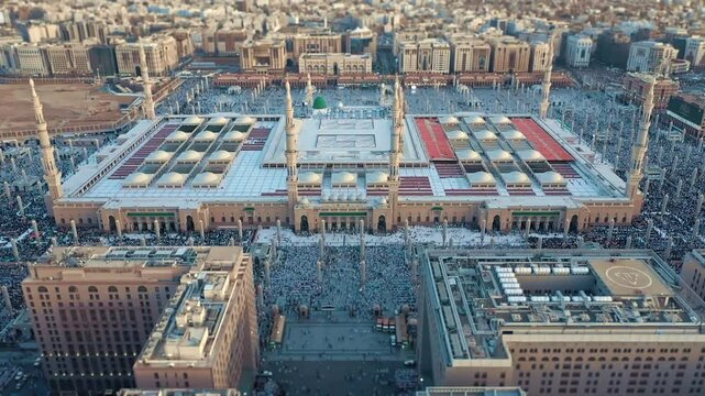 The Prophet's Mosque in Saudi Arabia

