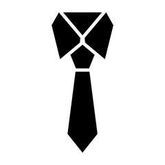 Tie Glyph Icon Design