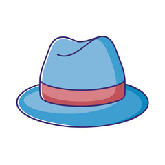 trilby vector icon, accessories vector illustration - simple illustration of trilby perfect for logos, and accessories-themed designs.