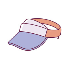 visors vector icon, accessories vector illustration - simple illustration of visors perfect for logos, and accessories-themed designs.