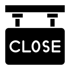 Closed Glyph Icon Design