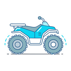atv all terrain  vector icon, vehicles vector illustration - simple illustration of atv all terrain  perfect for logos, and vehicles-themed designs.