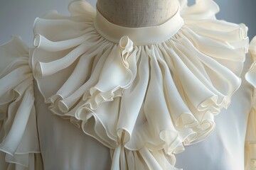 feminine blouse with ruffled details for a classy ensemble