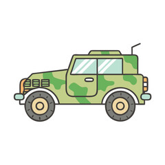 military jeep vector icon, vehicles vector illustration - simple illustration of military jeep perfect for logos, and vehicles-themed designs.