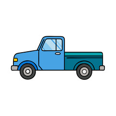 pickup truck vector icon, vehicles vector illustration - simple illustration of pickup truck perfect for logos, and vehicles-themed designs.