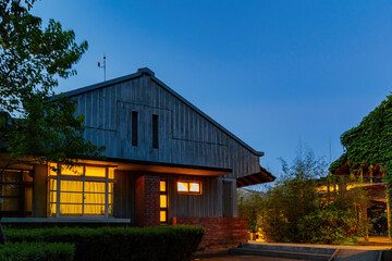 Beautiful landscape and building around the National Center for Traditional Arts