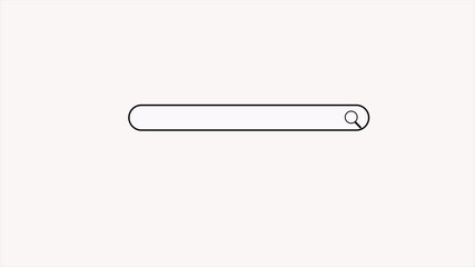 Search Bar Titles where to type a search on the internet; 