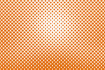 Orange And White Abstract Halftone Grainy Gradient Background Texture in Poster Banner