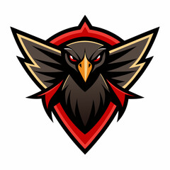 eagle head with wings