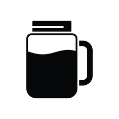 water pitcher icon vector design template simple and clean